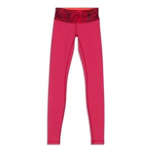 Lululemon Pink/Red reversible Leggings
